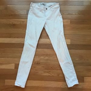 Hollister Super Skinny White Jeans